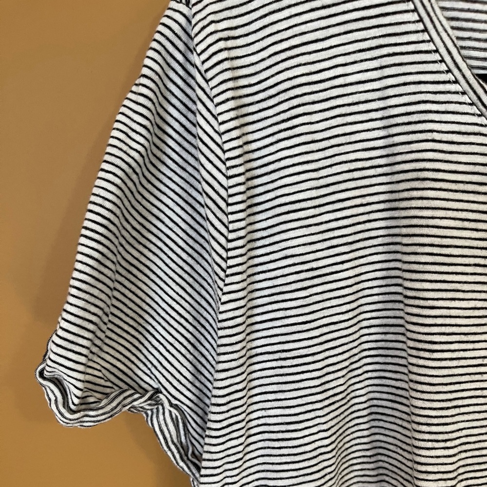 Black and White Stripped Top